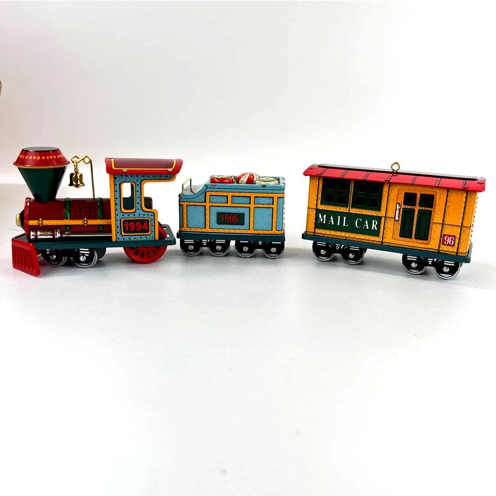 Hallmark Keepsake Ornaments Yuletide‎ Central Collectors Series 1,2,3